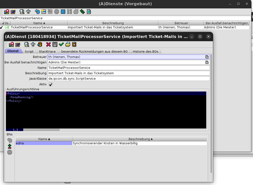 modules ticket mailfetcher